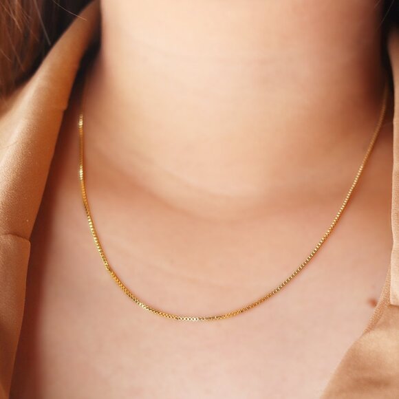 Chic Basic Stainless Steel Chain Necklace - Versatile Accessory - Picture 1 of 2